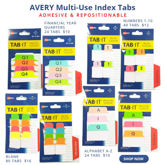 Sticky Index Tabs