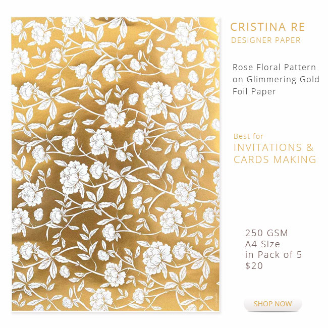 Floral Card Paper