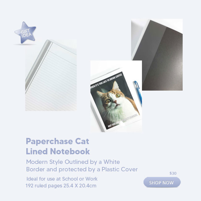 Paperchase Cat Notebook