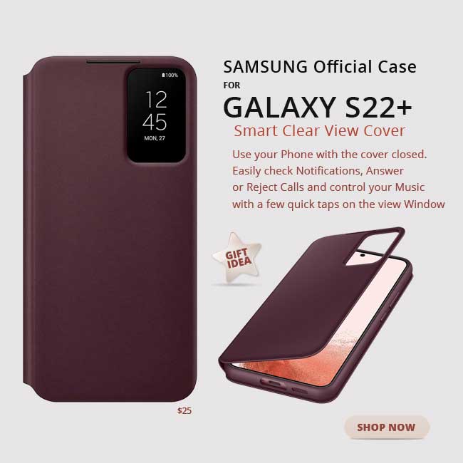 S22 Plus Clear View Case