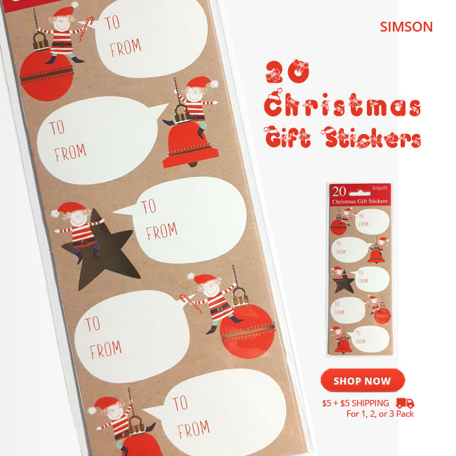 Elf Gift Stickers