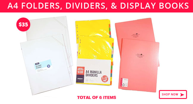 A4 Display Books
