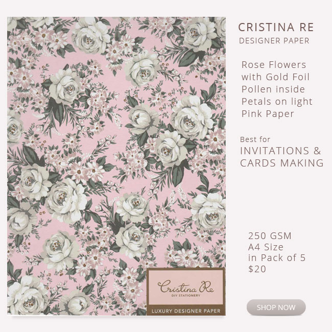 Floral Card Making Paper