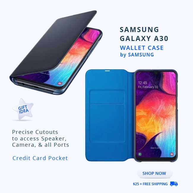 Galaxy A30 Wallet Case