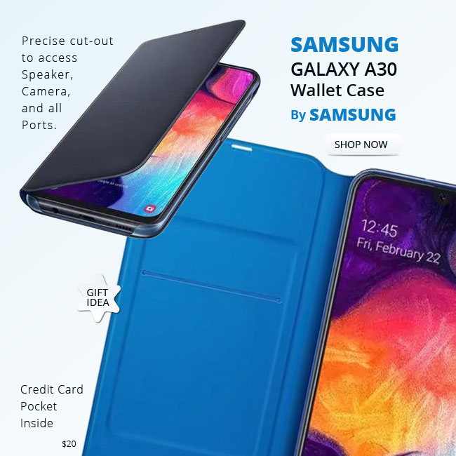 Galaxy A30 Wallet Case