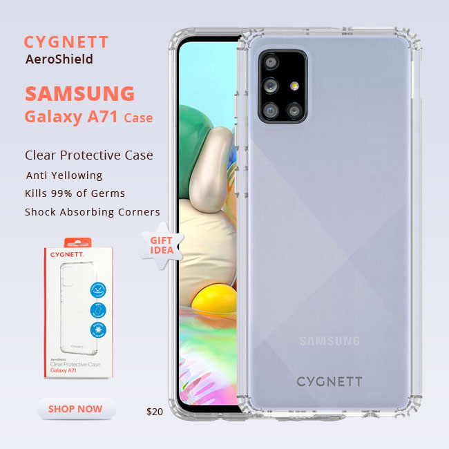 Galaxy A71 Mobile Phone Clear Case