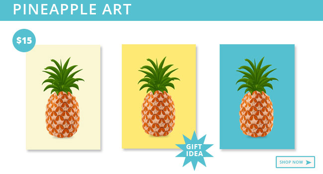 Pineapple Art Print