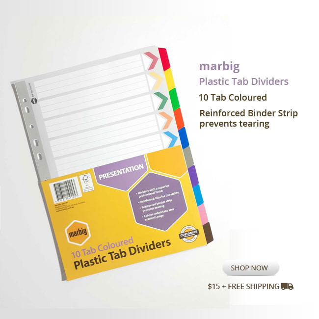 A4 Blank Dividers