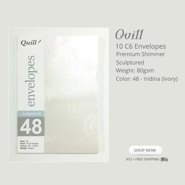 Luxury Shimmering Envelopes