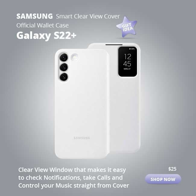 S22 Plus Clear View Case