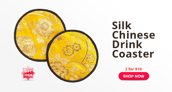 Chinese Silk Coaster