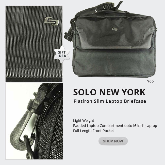 Black Laptop Business Briefcase