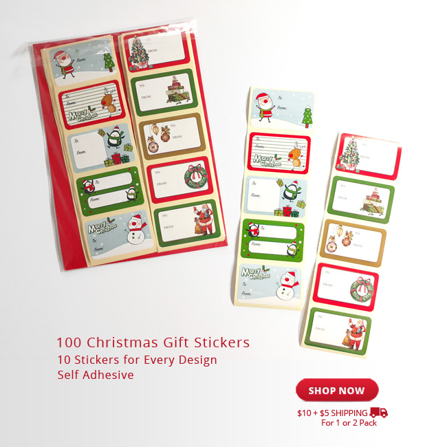 Christmas Gift Stickers