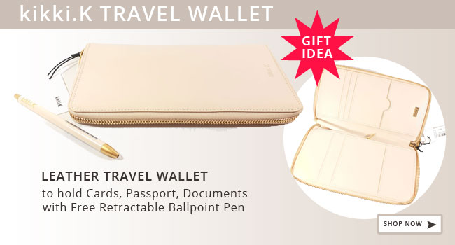 Leather Travel Wallet